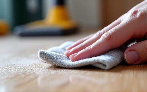 Cleaning dust after a renovation